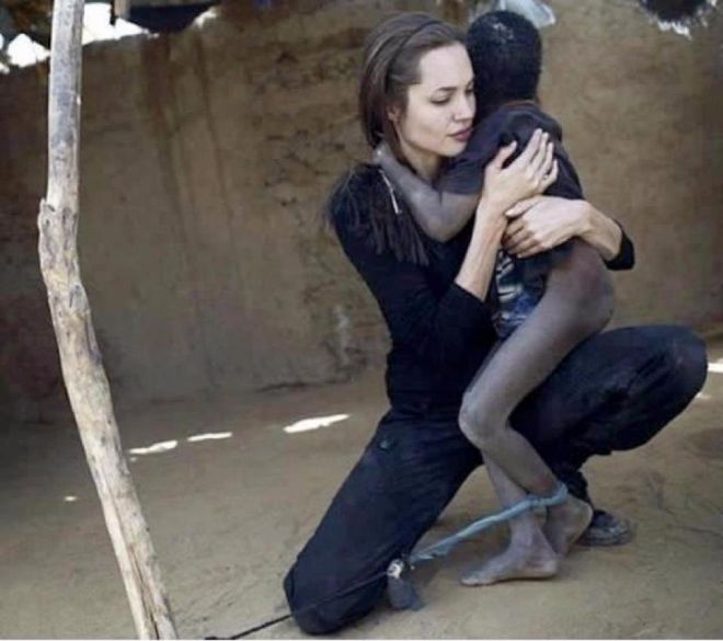 Angelina Jolie v Africe