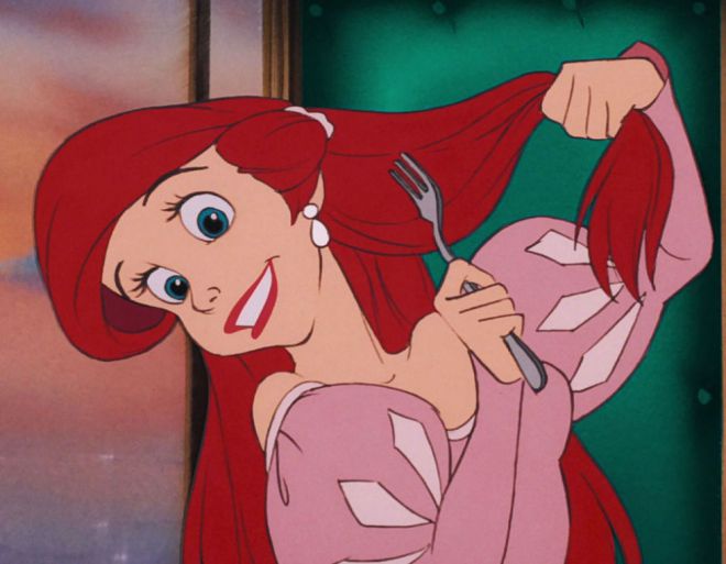 Ariel v růžové