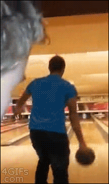 Neúspěšná bowlingová hra