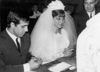 Сватбата на Adriano Celentano и Claudia Maury