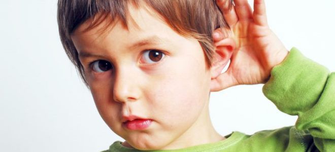 възпаление на ухото на детето