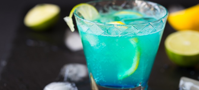 nealkoholický koktejlový modrý lagunový recept