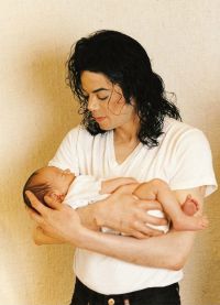 Michael Jackson se svým synem