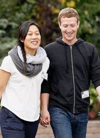 Mark Zuckerberg a Priscilla Chan na procházce