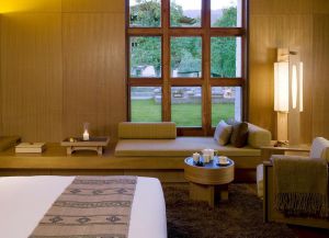 Bhútán hotelový pokoj