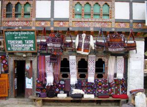 Nakupování v Bhútánu