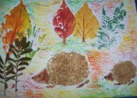 Детски рисунки по темата на есента 2