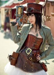 فتاة steampunk