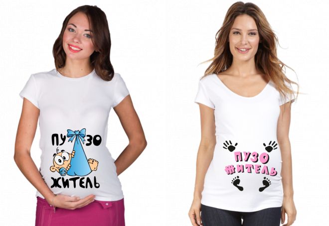 Тениска за бременни жени puzozhitel