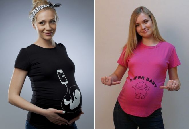 модни тениски за бременни жени