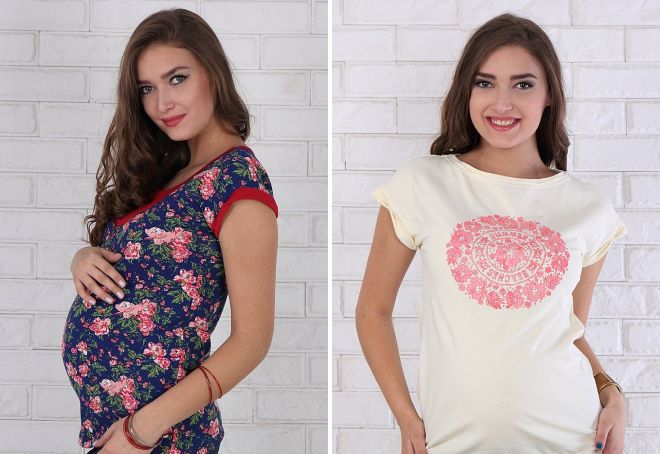 красиви тениски за бременни жени