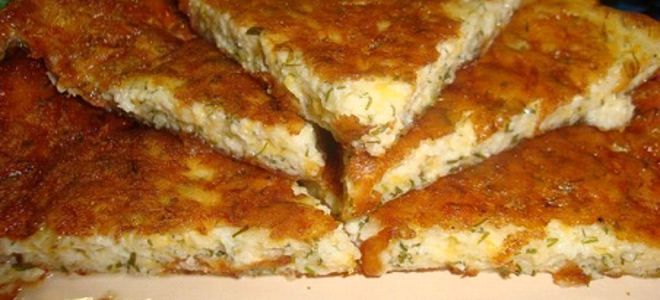 мързелив khachapuri на кисело мляко