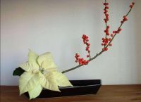 Ikebana الخريف مع يدي 10