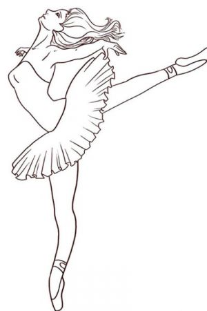 Как да нарисуваме балерина 16