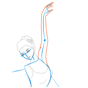 Как да нарисуваме балерина 21