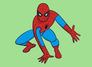 jak kreslit spiderman 9
