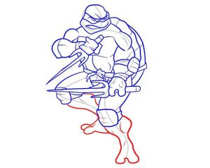 Jak nakreslit ninjovou želvu 9