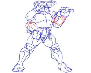 Jak nakreslit ninžskou želvu 23