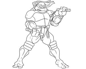 Jak nakreslit ninžskou želvu 24