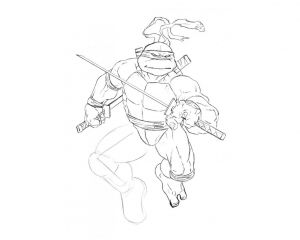 Jak nakreslit ninjovou želvu 37
