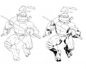 Jak nakreslit korytnačku-ninja 38