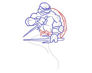Jak nakreslit ninžskou želvu 7