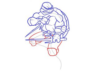 Jak nakreslit ninjovou želvu 8