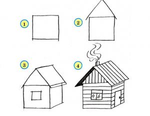 jak nakreslit dům 24