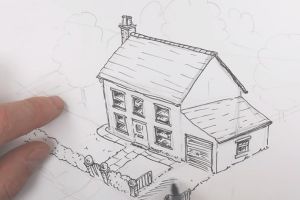 jak nakreslit dům 22
