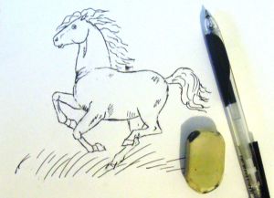 jak kreslit koně v tužce krok za krokem 11
