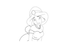 как да нарисувате принцеса 23