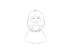 как да нарисувате принцеса 8