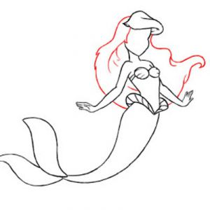 jak nakreslit mořskou pannu 14