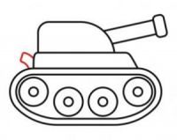 Jak nakreslit tanku na dítě 9