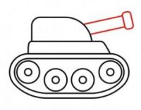 Jak nakreslit tanku na dítě 8