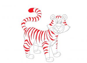 Jak nakreslit tygr 18
