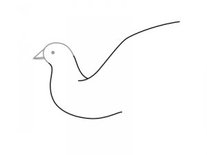 Jak malovat holub v tužce krok za krokem Děti 8