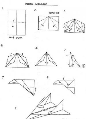 如何制作纸张战斗机（6）