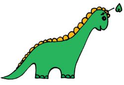 как да направим динозавър пластилин 5