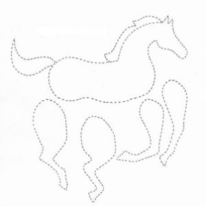 jak vyrobit koně z papírové fotografie 25