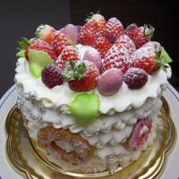 как да украсите детската плодова торта 2