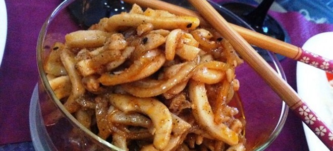 пържени каламари на корейски рецепти