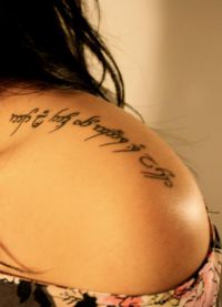 krásný nápis tetování 1