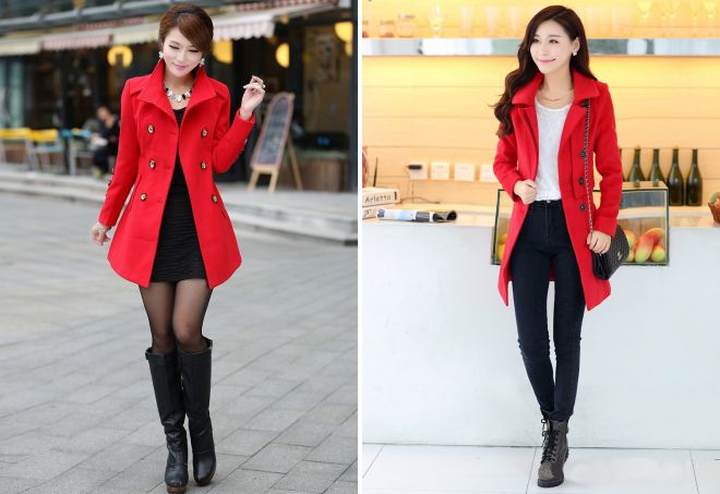 червено палто