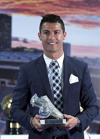Cristiano Ronaldo získal ocenění Golden Boot Award
