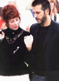 Mylene Farmer and Benoit Di Sabatino