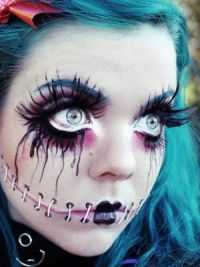 Make-up pro Halloween panenku 1