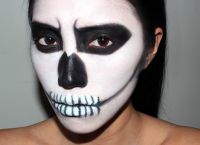 make-up pro Halloween skelet 1