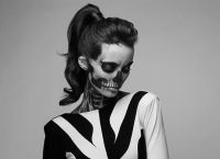 make-up pro Halloween skelet 8