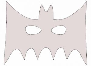 как да направите Batman mask1